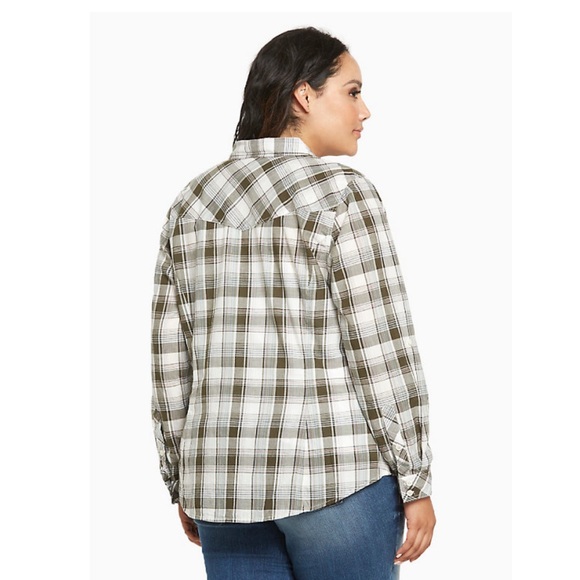Torrid | Plaid Camp Shirt Size 4 - Picture 14 of 14